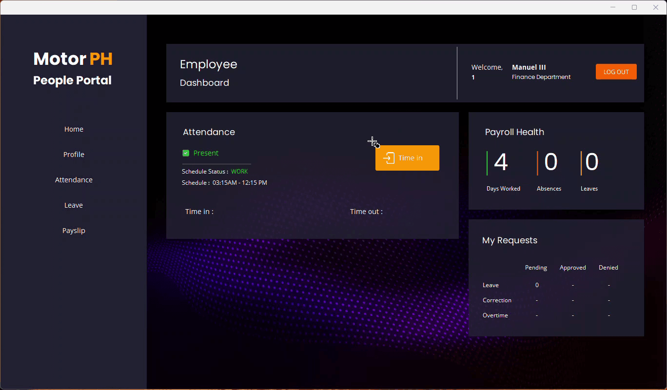 MotorPH Payroll System
